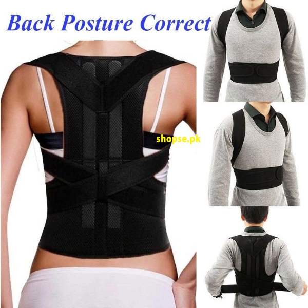 "Adjustable Posture Corrector Belt for Men & Women – Back & Shoulder Support"