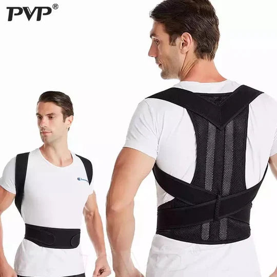 "Adjustable Posture Corrector Belt for Men & Women – Back & Shoulder Support"