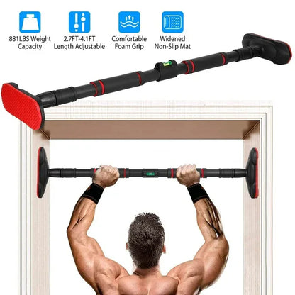 Adjustable No-Screw Pull-Up Bar (200KG Capacity)